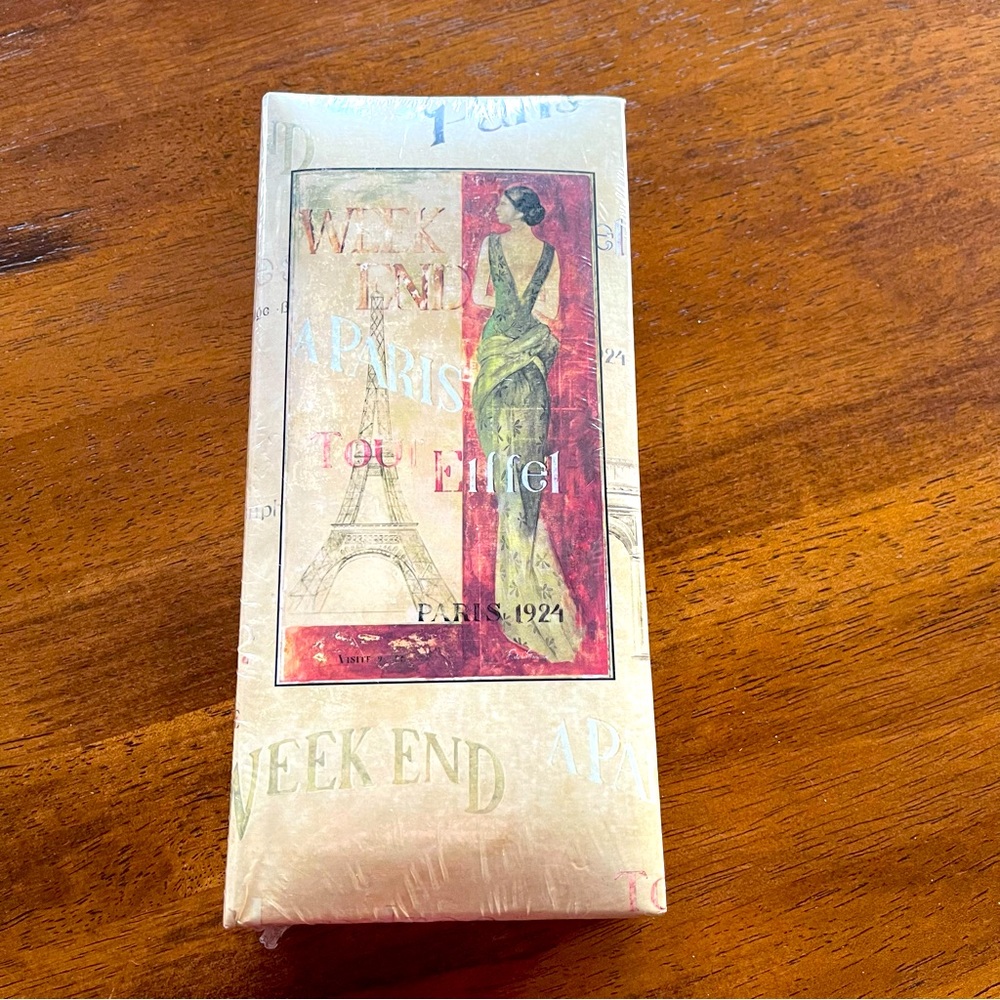 Weekend in Paris 1924 New  Tri-Coastal Designs desk pad of paper with pencil